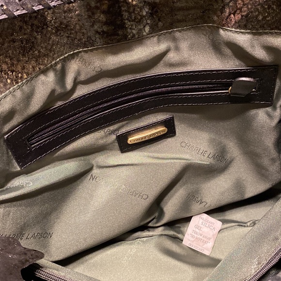 Charlie Lapson Genuine Leather Handbag - Picture 10 of 10